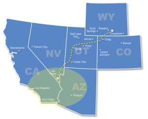 Proposed TransWest Project TransWest Map